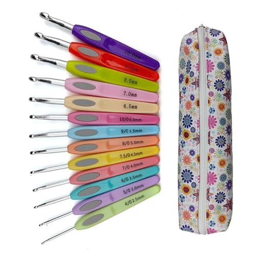 13pcs Soft Grip Strick Nadel Häkel Haken Set Bastelnadelgarne Webwerkzeug Häkeln Nadel Haken Strickwerkzeug Werkzeug Set 13pcs Soft Grip Strick Nadel Häkel Haken Set Bastelnadelgarne Webwerkzeug Häkeln Nadel Haken Strickwerkzeug Werkzeug Set von ZBIianxer