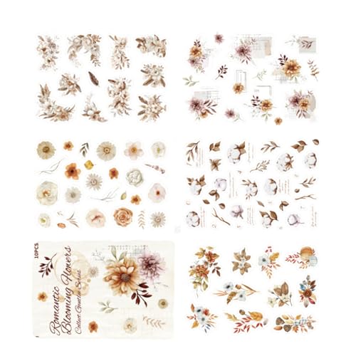 Cartoon Aufkleber Buch Schöne Dekorative Aufkleber Scrapbooking Für Journal Arts Crafting Card Decoration Retro Buch Schöne Dekoration Scrapbooking von ZBIianxer