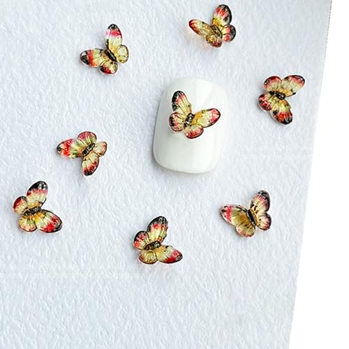 Schmetterlings-Strasssteine aus Kunstharz, flache Rückseite, Strasssteine für Nagelkunst, Nagelschmuck, Nagelschmuck Schmetterlings-Strasssteine aus Kunstharz, flache Rückseite, Strasssteine für Nagelkunst, Nagelschmuck, Nagelschmuck von ZBIianxer
