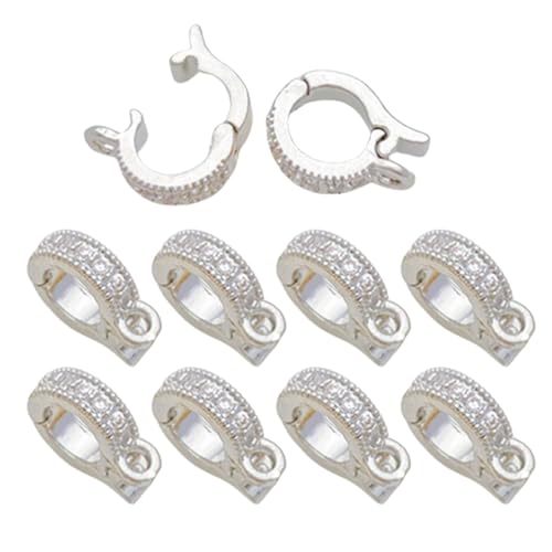 Stylischer Schmuckverschlussverschluss Vielseitiger Metallverschluss Anhänger Kaution Schmuck Zur Verbesserung Des Armband Und Halsketten Designs Stylischer Schmuckverschlussverschluss Vielseitiger Metallverschluss Anhänger Kaution Schmuck Zur Verbesserung Des Armband Und Halsketten Designs von ZBIianxer