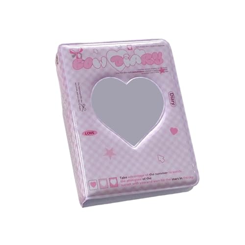 Stylish 3inch Kleines Fotoalbum Mit Herzhöhlungsabdeckungen Und 40 Taschenfotokartenhalter Binder Idol Karte Sammeln Sie Buch Stylish 3inch Kleines Fotoalbum Mit Herzhöhlungsabdeckungen Und 40 Taschenfotokartenhalter Binder Idol Karte Sammeln Sie Buch von ZBIianxer