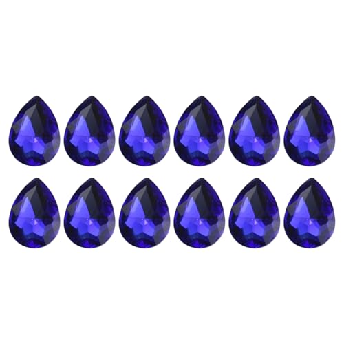 ZBIianxer 12 Stcs Glasversesteine rücken Strasssteine 10x14mm Klebstoffe Auf Strasssteinen Für Telefonschuhe Mantel ZBIianxer 12 Stcs Glasversesteine rücken Strasssteine 10x14mm Klebstoffe Auf Strasssteinen Für Telefonschuhe Mantel von ZBIianxer