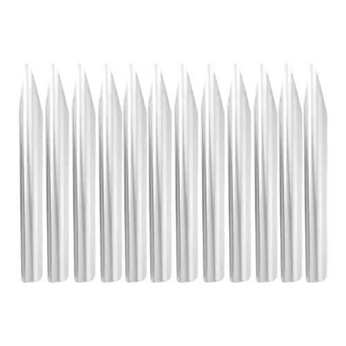 ZBIianxer 12pcs 6 Zoll Edelstahl Laborspatel Zum Übertragen Von Pulvern Pasten Runde Spitze Mischspatel Probe Löffel von ZBIianxer