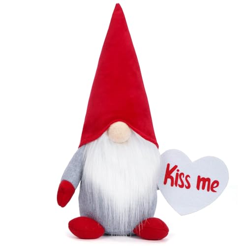 ZBIianxer Gestreifter Zwerge Plüschpuppen Zwergelfen Dekoration Ornament Mit Süßem Liebesherz Für Tischdekorationen Valentinstagsgeschenk ZBIianxer Gestreifter Zwerge Plüschpuppen Zwergelfen Dekoration Ornament Mit Süßem Liebesherz Für Tischdekorationen Valentinstagsgeschenk von ZBIianxer
