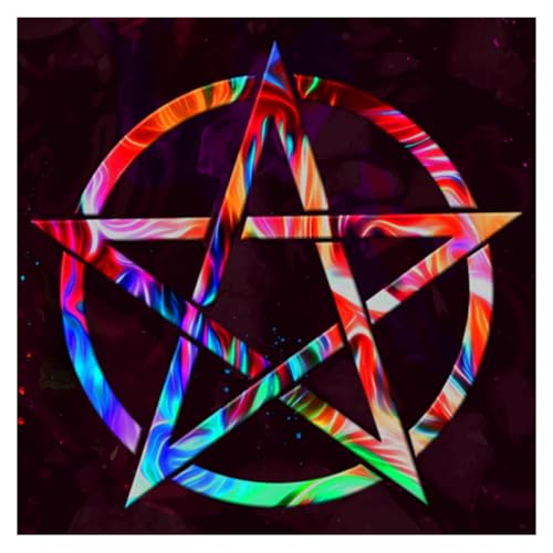 ZBIianxer Tarots Tischdecke Multifunktions Divinationen Tischtuch 50x50/60x60/75x75cm Brettspiel Oracles Kartenpolster Runes Tischmatte von ZBIianxer
