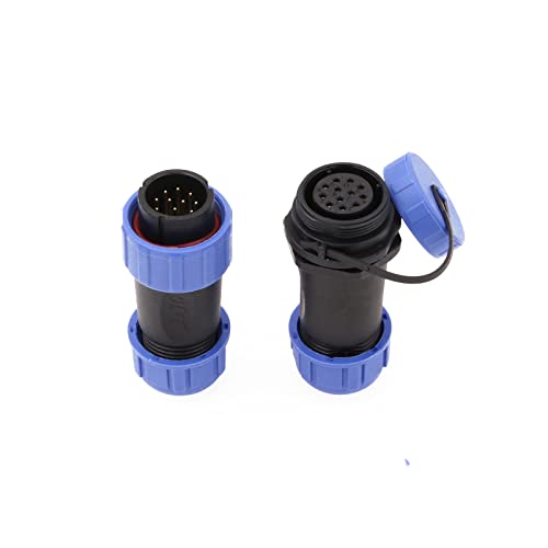 ZBLZGP SP21 12-poliger Stecker und Buchse, Kabel, Inline-Buchse, wasserdicht, staubdichte Kappe, kreisförmig, industrielle Schnelltrennung, 5 A, für Wohnmobil, Automobil, LED ZBLZGP SP21 12-poliger Stecker und Buchse, Kabel, Inline-Buchse, wasserdicht, staubdichte Kappe, kreisförmig, industrielle Schnelltrennung, 5 A, für Wohnmobil, Automobil, LED von ZBLZGP