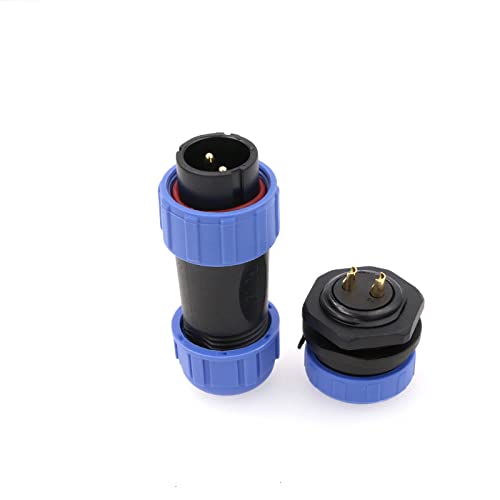 ZBLZGP SP21 2-poliger Luftfahrtkabel-Steckverbinder,Männlich und weiblich Panel Mount wasserdichter Steckverbinder,Elektrischer industrieller Netzstecker im Freien ZBLZGP SP21 2-poliger Luftfahrtkabel-Steckverbinder,Männlich und weiblich Panel Mount wasserdichter Steckverbinder,Elektrischer industrieller Netzstecker im Freien von ZBLZGP