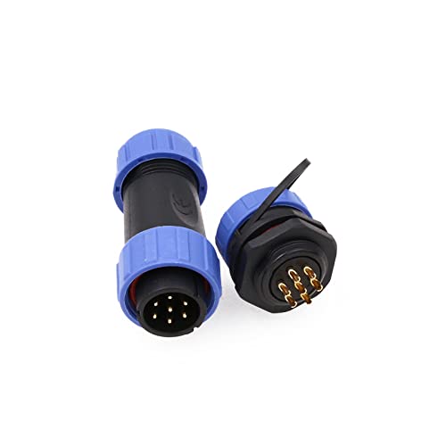 ZBLZGP SP21 Luftfahrtkabel-Stecker, 2-12-polig, männlich und weiblich, Panelmontage, wasserdichter Steckverbinder für den Außenbereich, elektrischer Industriesteckverbinder (7-polig, ZBLZGP SP21 Luftfahrtkabel-Stecker, 2-12-polig, männlich und weiblich, Panelmontage, wasserdichter Steckverbinder für den Außenbereich, elektrischer Industriesteckverbinder (7-polig, von ZBLZGP
