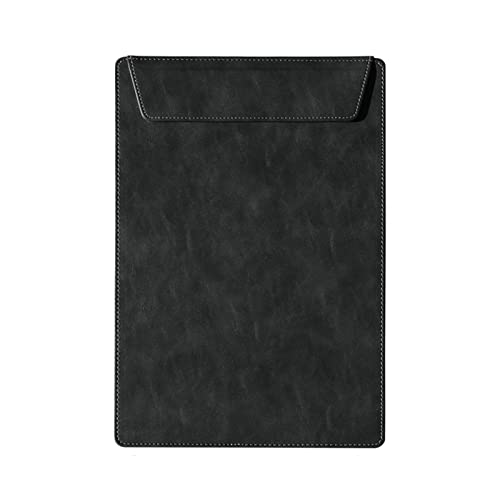 Foldover Klemmbrett Ringbuch Dokumententasche, Aktenordner Klemmbrett PU Leder A4 mit verstecktem Stift Multicolor(Black) von ZBORAVPIX