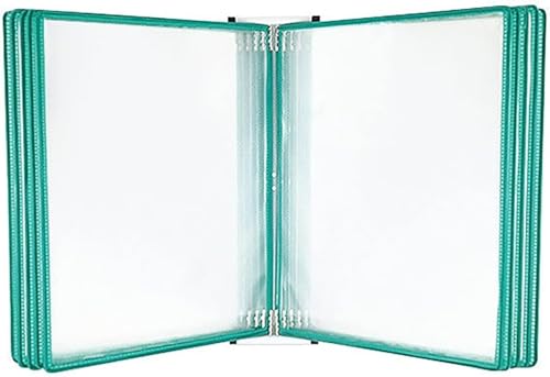Wandmontiertes Poster Flip Book Display， Magnetischer Dokumentenhalter im A4-Letter-Papierformat, wandmontierter Aktenhalter(Green) von ZBORAVPIX