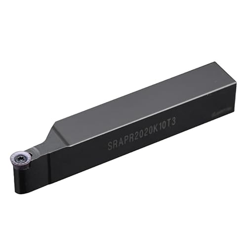 Werkzeughalter zum Drehen, Externer Werkzeughalter, Bohrstange SRAPR1616/2020/2525/3232 Hartmetalleinsatz RPMT12 Drehwerkzeughalter, CNC-Drehmaschinen-Schneidwerkzeug, keine Klinge(SRAPR1616H12) von ZBORAVPIX