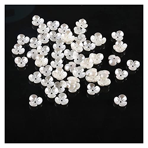 ZBORAVPIX Faux Pearls Perlen, ABS/Acryl-Imitationsperlen, Blumen-Herzperlen, Mehrfarbig, 3–30 mm, DIY-Schmuck, Bastelzubehör(03 13mm 30) von ZBORAVPIX