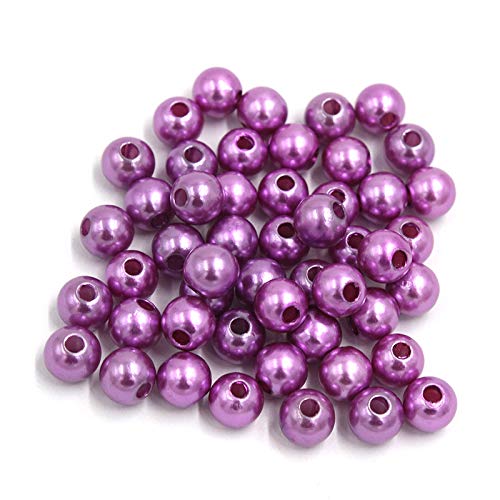ZBORAVPIX Faux Pearls Perlen, Acryl-Imitationsperlen for die Schmuckherstellung und for Basteln, 4 mm, Mehrfarbig, Packung mit 300 Stück(1) von ZBORAVPIX