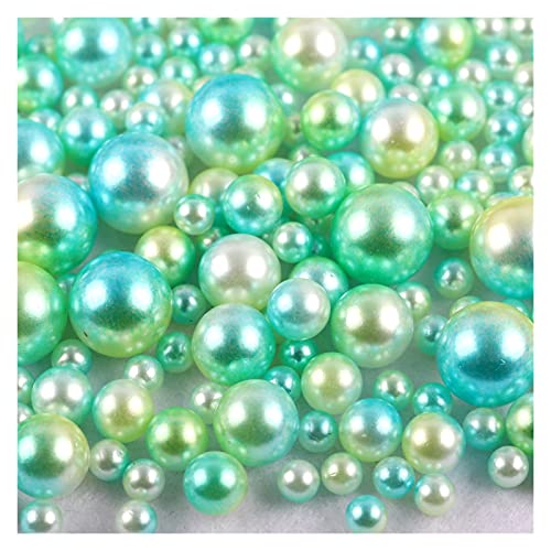 ZBORAVPIX Faux Pearls Perlen, Imitationsperlen ohne Löcher, Perlen for DIY-Bastelarbeiten, Schmuckdekor, Mehrfarbig, 3–10 mm, 360 Stück(C10) von ZBORAVPIX