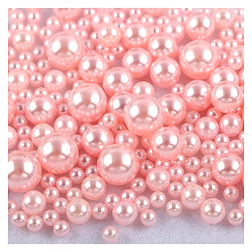 ZBORAVPIX Faux Pearls Perlen, Imitationsperlen ohne Löcher, Perlen for DIY-Bastelarbeiten, Schmuckdekor, Mehrfarbig, 3–10 mm, 360 Stück(C2) von ZBORAVPIX