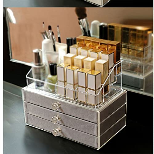 ZBORAVPIX Jewellery Box Organiser Storage Case, Klare Acryl-Schmuckschatulle mit herausnehmbaren Trennwänden, Ohrringen und Kosmetik-Organizer, Ausstellungsständer ZBORAVPIX Jewellery Box Organiser Storage Case, Klare Acryl-Schmuckschatulle mit herausnehmbaren Trennwänden, Ohrringen und Kosmetik-Organizer, Ausstellungsständer von ZBORAVPIX