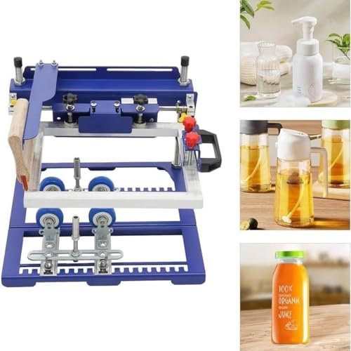 ZBORAVPIX Manueller gebogener Siebdrucker, Manuelle Rollensiebdruckmaschine for Flaschenbecher mit 6,7 Zoll Durchmesser ZBORAVPIX Manueller gebogener Siebdrucker, Manuelle Rollensiebdruckmaschine for Flaschenbecher mit 6,7 Zoll Durchmesser von ZBORAVPIX
