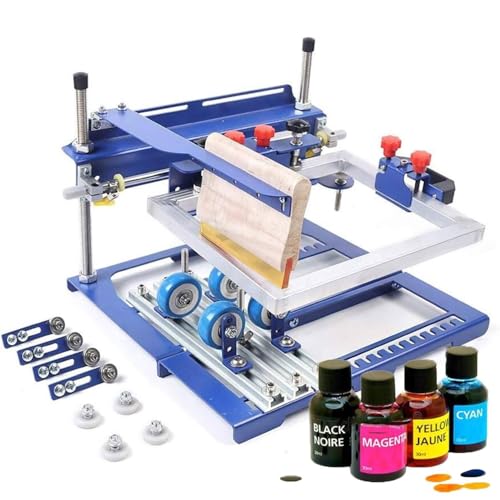 ZBORAVPIX Manueller gebogener Siebdrucker, Zylinder-Siebdruckmaschine Links-Rechts Push-Pull for Flaschen Tassen 6,7 Zoll Durchmesser ZBORAVPIX Manueller gebogener Siebdrucker, Zylinder-Siebdruckmaschine Links-Rechts Push-Pull for Flaschen Tassen 6,7 Zoll Durchmesser von ZBORAVPIX