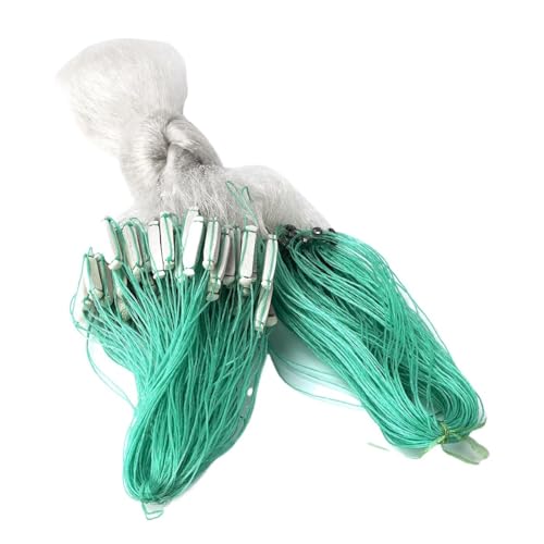 ZBORAVPIX Monofile Fischerei Fischkiemennetz, Angeln Gill Net Hand Casting Nylon und Eva Multicolor Mehrere Loch Größen(Red) von ZBORAVPIX