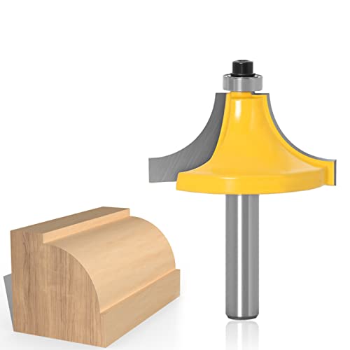 ZBORAVPIX Over Edging Router Cutter Bit, 1PC 8mm Schaft Runde Anfasen Cutter Über Perlen Kanten Router Bit8X63(8X38) von ZBORAVPIX