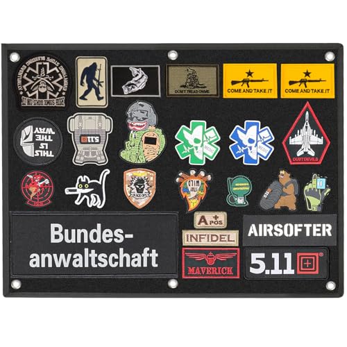 60×45CM klettwand, ZCXG Kletttafel Patches Klett,Taktische Patch-Display-Tafel, Klett Patch Board,Haken & Schlaufe,Mit Ösen, Faltbar für Militär-Patch-Aufhängung - Schwarz 60×45CM klettwand, ZCXG Kletttafel Patches Klett,Taktische Patch-Display-Tafel, Klett Patch Board,Haken & Schlaufe,Mit Ösen, Faltbar für Militär-Patch-Aufhängung - Schwarz von ZCXG