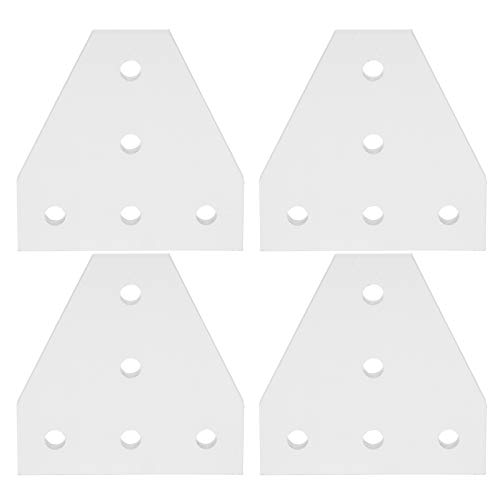 T Shape Joining Plate | 5 - Hole Aluminum Alloy Joint Bracket for 2020 3030 4040 Profiles | Industrial Frame Connector for CNC Router / 3D Printer/Robot Projects (2020T Model) von ZCZDHNA