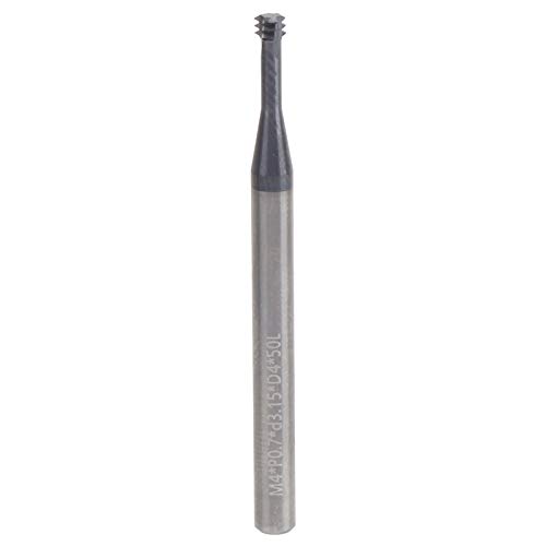 Thread Milling Cutter 3 Tooth Metric 60° | Tungsten Steel CNC Tool for Aluminum/Stainless Steel/Alloy | M4x0.7xD4x50 Thread Milling Cutter 3 Tooth Metric 60° | Tungsten Steel CNC Tool for Aluminum/Stainless Steel/Alloy | M4x0.7xD4x50 von ZCZDHNA