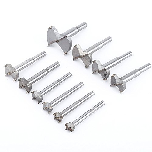 10pcs 14-50 Mm Forstner Bohrbit Set Flat Holzbohrholzholz-Schneidwerkzeug von ZDETGU