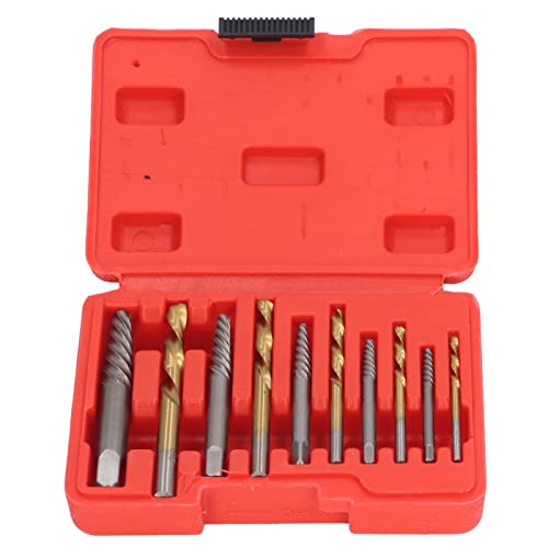 10pcs Schraubextraktionsabzugsabzugsauszug Set Linkes Handbohrmaschine Zum Entfernen von Zerbrochenen Bolzen 10pcs Schraubextraktionsabzugsabzugsauszug Set Linkes Handbohrmaschine Zum Entfernen von Zerbrochenen Bolzen von ZDETGU