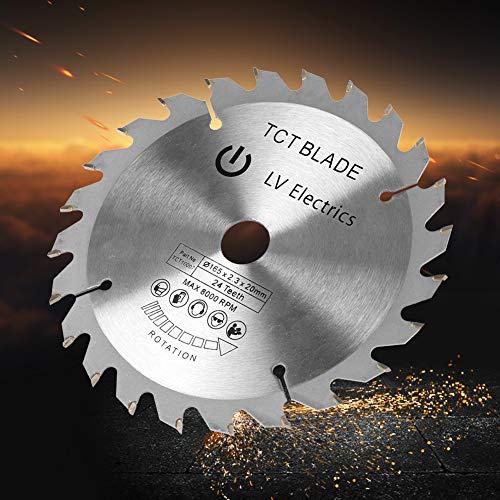 165 Mm 24 Zähnebohrungen Durchmesser 20 Mm Kreisförmiger Säge Zum Holzschneiden von ZDETGU