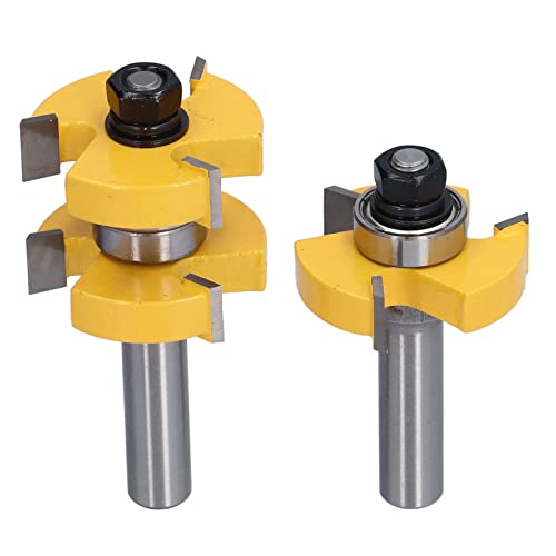 2pcs Zungenrouter -Bit für Holzbearbeitung und -Projekte 2pcs Zungenrouter -Bit für Holzbearbeitung und -Projekte von ZDETGU