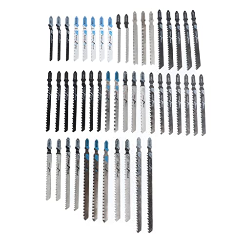 48pcs Jigsaw T Shank Hochgeschwindigkeit Stahl Hubrokieren von Säbelsägen Schneidwerkzeug für Holz 48pcs Jigsaw T Shank Hochgeschwindigkeit Stahl Hubrokieren von Säbelsägen Schneidwerkzeug für Holz von ZDETGU
