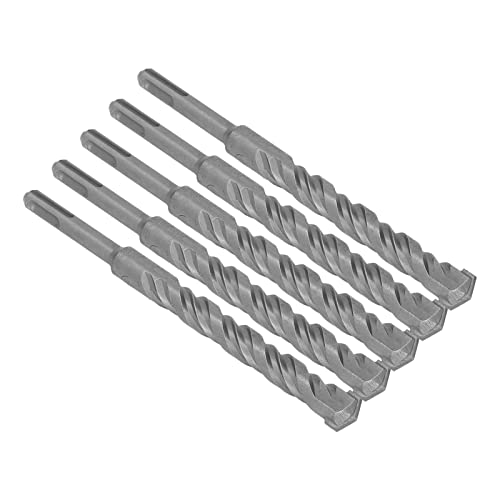 5pcs Impact -Bohrer mit Vergaserspitze Hammer Bit 2 Flötenspiralbits für Ziegelbeton 210 Mm 16mm 063in (5 mm) (6MM) (7mm) (8 mm) (10 mm) (12 mm) (14mm) (16mm) (18 mm) von ZDETGU