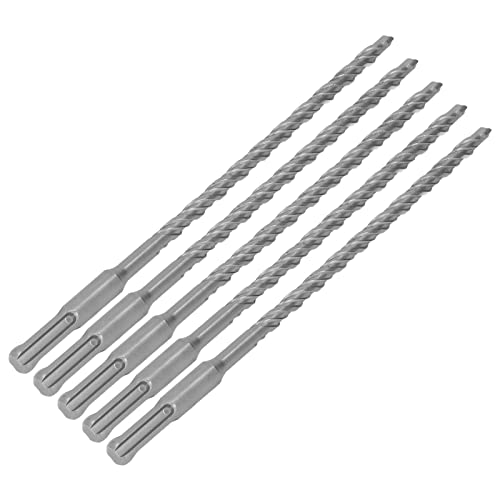 5pcs Impact -Bohrer mit Vergaserspitze Hammer Bit 2 Flötenspiralbits für Ziegelbeton 210 Mm 16mm 063in (5 mm) (6MM) (7mm) von ZDETGU