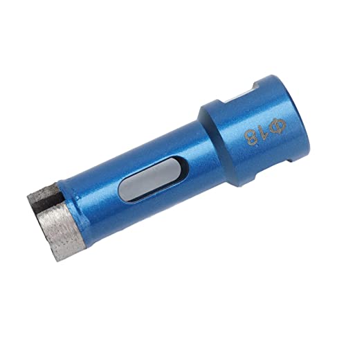 Lochöffner Gesinterte Lochsäge Bohrer für Marmorstein Weibliche Faden 6mm (18 mm) von ZDETGU