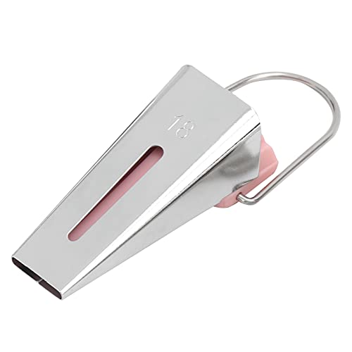Vielseitiger Bias -Tape -Maker -Kit Zum Nähen und Quilt -DIY -Projekten mit 5 Größenoptionen (6mm grün) (9mm lila) (12mm gelb) (18 mm Pulver) von ZDETGU