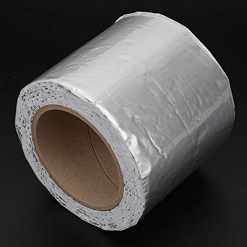 ZDETGU 10 X 500 Cm Aluminiumfolie Starkes Klebeband für Dachwandrisse Reparieren Karierte Aluminiumfolie (Glänzende Aluminiumfolie) von ZDETGU