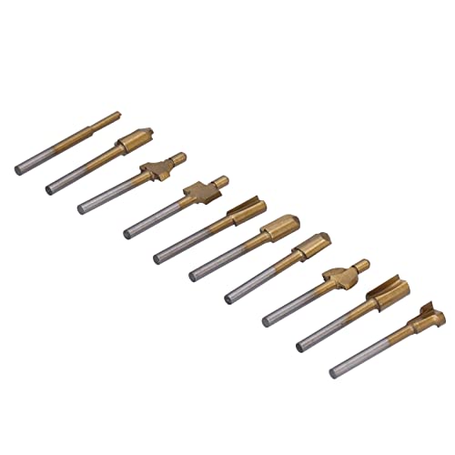 ZDETGU 10pcs Carbide Burr Set für Holzbearbeitung und Gravur mit Router -Bits von ZDETGU
