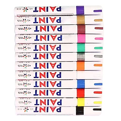 ZDETGU 12pcs Graffiti -Marker Sortierte Leuchtende Farben Schnelle Trockenfarbenmarkierungen für Glasholzmetall ZDETGU 12pcs Graffiti -Marker Sortierte Leuchtende Farben Schnelle Trockenfarbenmarkierungen für Glasholzmetall von ZDETGU