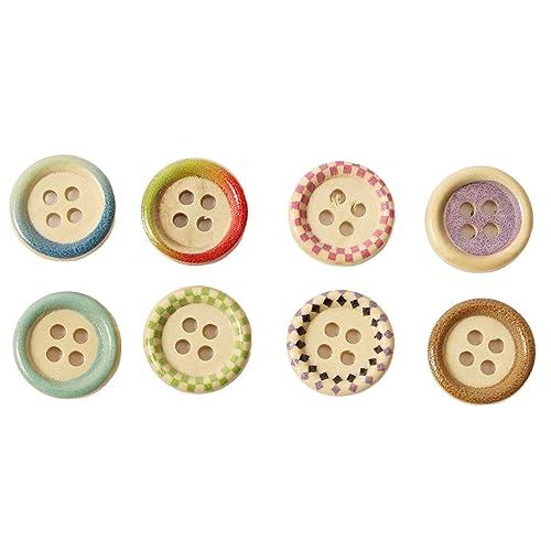 ZDETGU 15 Mm Runde Hölzerne Nähen auf Knöpfen 400pcs Bastelgedruckte Knöpfe für DIY -Kleidung und Schmuckzubehör ZDETGU 15 Mm Runde Hölzerne Nähen auf Knöpfen 400pcs Bastelgedruckte Knöpfe für DIY -Kleidung und Schmuckzubehör von ZDETGU