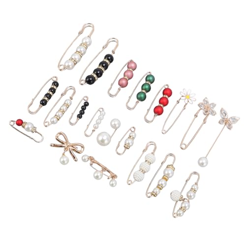 ZDETGU 20 Pearl Brosche Stifte für Kleidung - Taillenstrahlclips für Hosen, Kragen, Hüte und Taschen - Mode Accessoire Set ZDETGU 20 Pearl Brosche Stifte für Kleidung - Taillenstrahlclips für Hosen, Kragen, Hüte und Taschen - Mode Accessoire Set von ZDETGU