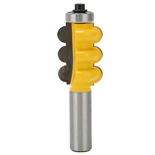 ZDETGU Dreifach Perlen -Router -Bit für Möbelverkleidung und Flötegravur mit 1/2 Zoll Schaft von ZDETGU