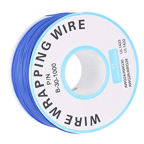 ZDETGU ORANGE WRAPPING KOPPER KOPPER Einkabel für Leiterplatten und Elektronische Anschlüsse (BLUE) von ZDETGU