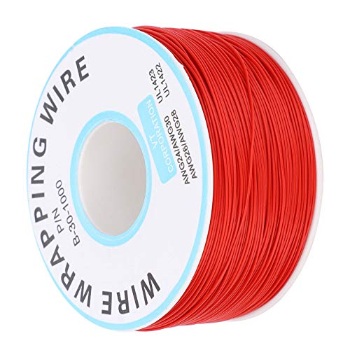 ZDETGU ORANGE WRAPPING KOPPER KOPPER Einkabel für Leiterplatten und Elektronische Anschlüsse (Rot) von ZDETGU