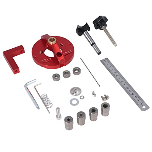 ZDETGU Scharnier -Jig -Bohrer 35mm Dowelling Bohrwerkzeug Set Kit für Möbelholzbearbeitung ZDETGU Scharnier -Jig -Bohrer 35mm Dowelling Bohrwerkzeug Set Kit für Möbelholzbearbeitung von ZDETGU