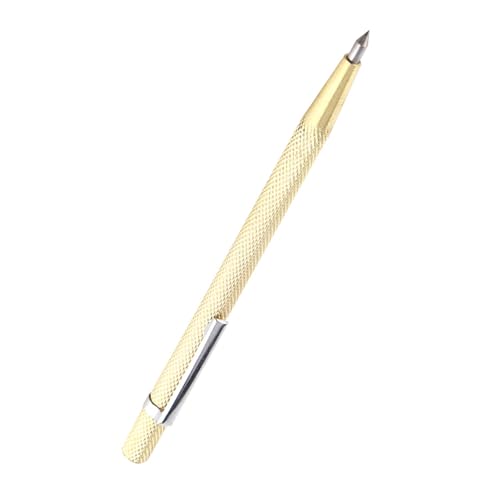 ZDETGU Tragbarer Sciber -Gravur -Stift -Werkzeugglas Keramikstecher Schreiber Werkzeug Gold Gold (GOLD) von ZDETGU