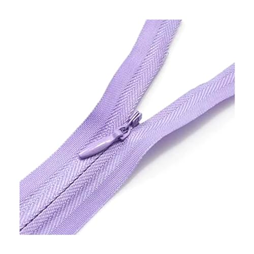 Offene Reißverschlüsse, 10 Stück, 28–80 cm, 3#, unsichtbarer Nylon-Reißverschluss, geschlossener Reißverschluss for Kleider, DIY-Kissen, Brieftaschen, Kleidung, Nähzubehör, Rot, 35(Light Purple,60cm) Offene Reißverschlüsse, 10 Stück, 28–80 cm, 3#, unsichtbarer Nylon-Reißverschluss, geschlossener Reißverschluss for Kleider, DIY-Kissen, Brieftaschen, Kleidung, Nähzubehör, Rot, 35(Light Purple,60cm) von ZDUD