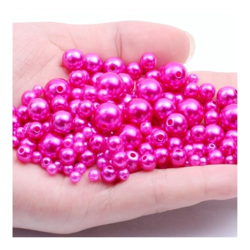 ZDUD Abstandsperlen aus Perlen, 3-12 mm, ABS, Kunstperlen, glänzend, gerades Loch, runde Perlen für DIY-Schmuck, Halsketten, Zubehör ZDUD Abstandsperlen aus Perlen, 3-12 mm, ABS, Kunstperlen, glänzend, gerades Loch, runde Perlen für DIY-Schmuck, Halsketten, Zubehör von ZDUD