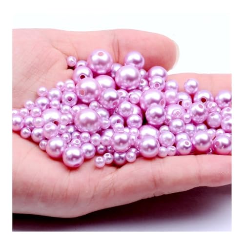 ZDUD Abstandsperlen aus Perlen, handgefertigt, 3-12 mm, ABS, Kunstperlen, glänzend, gerades Loch, runde Perlen für DIY-Schmuck, Halsketten, Zubehör ZDUD Abstandsperlen aus Perlen, handgefertigt, 3-12 mm, ABS, Kunstperlen, glänzend, gerades Loch, runde Perlen für DIY-Schmuck, Halsketten, Zubehör von ZDUD