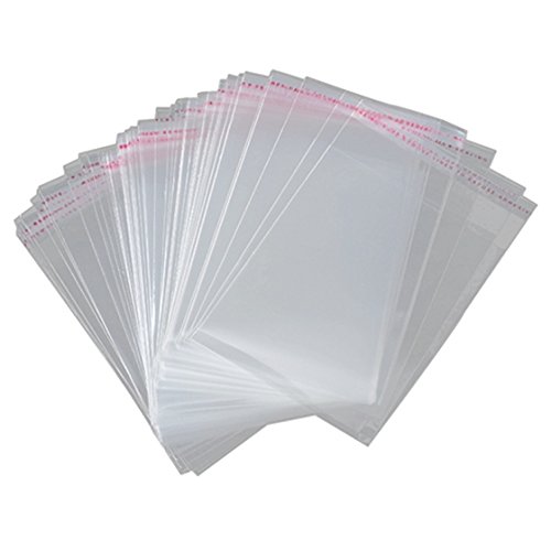 100 x A3-Beutel, 45 x 32 cm, transparent, wiederverschließbar, Kunststoff- von ZDdo